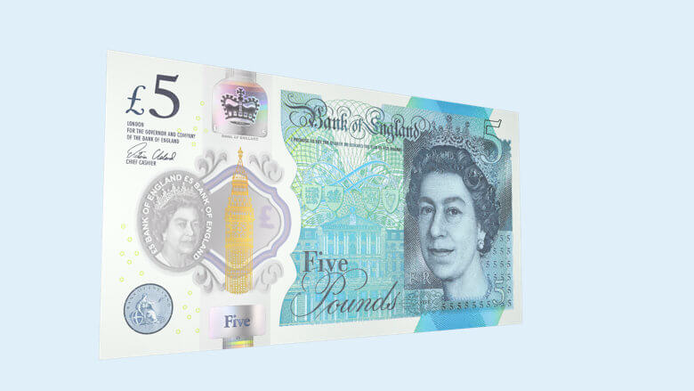 New £5 Note Announced John Gaunt And Partners